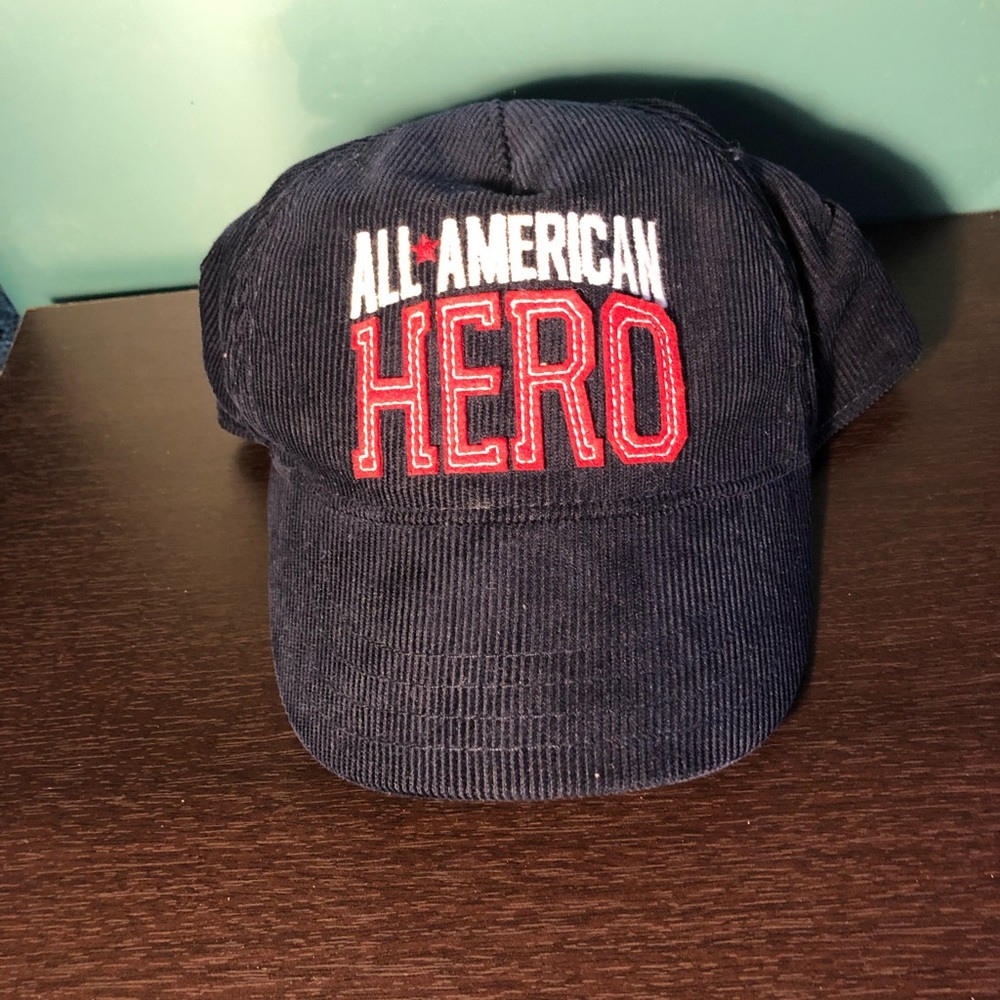 Gymboree All American Hero hat for toddlers Adjustable sizing 12-24 months